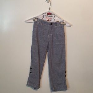 BabyGap baby blue sky blue boys linen dress pants